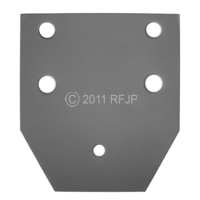 MB GPW, MB GPW PartsPintle rear reinforcement plate external -A534,MB,GPW,A534 Jeep G503 RFJP VintageJeeps